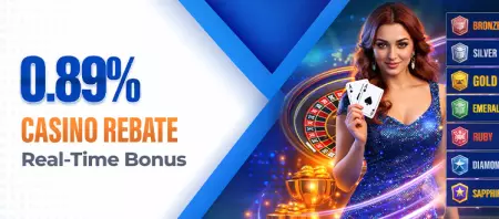 0.89% Real-Time Casino Rebate